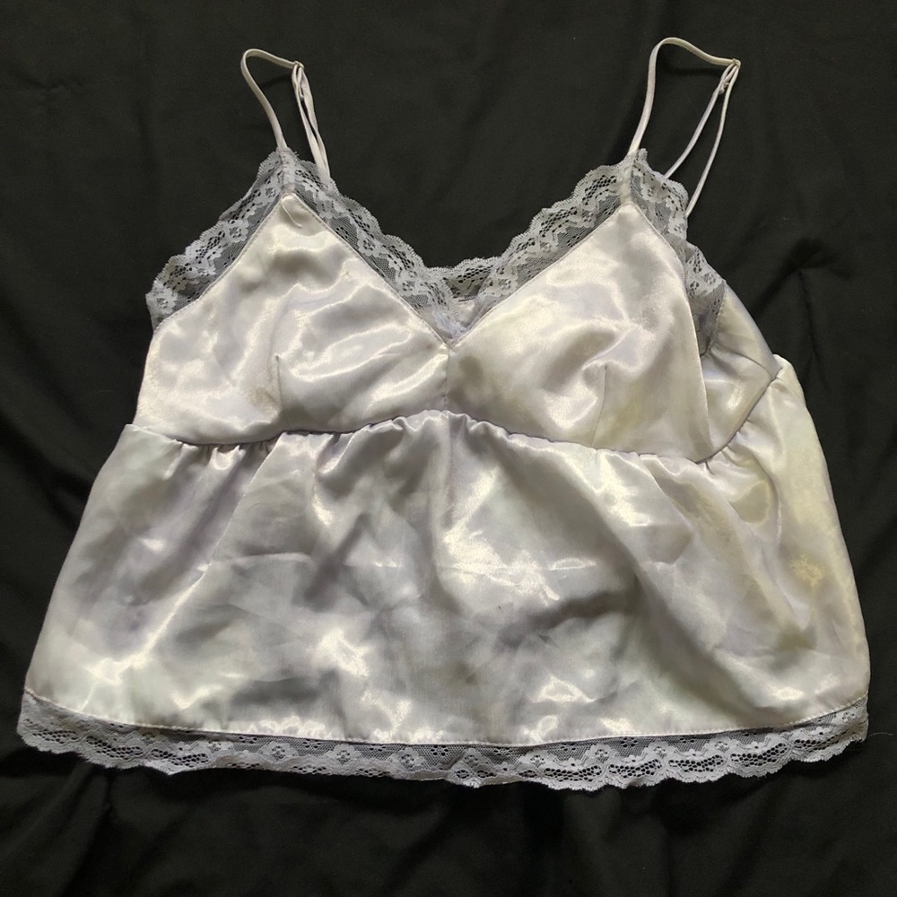 Silk tank top